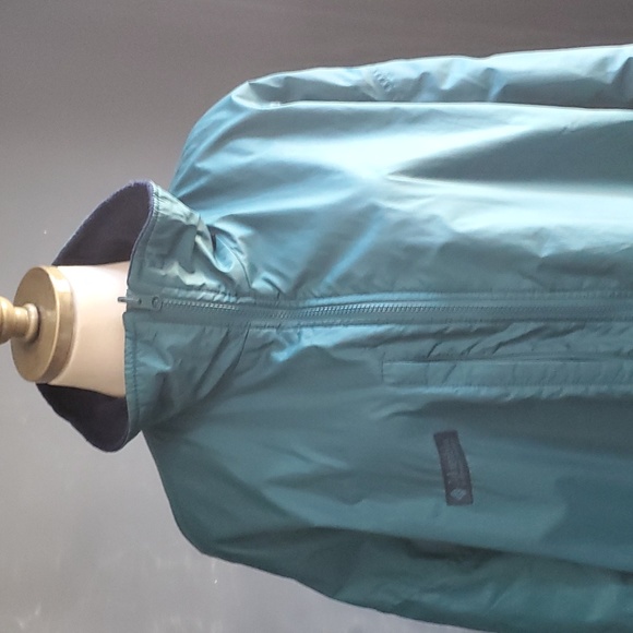 Columbia unisex Green full zip rain jacket size XL oversize - Picture 3 of 13